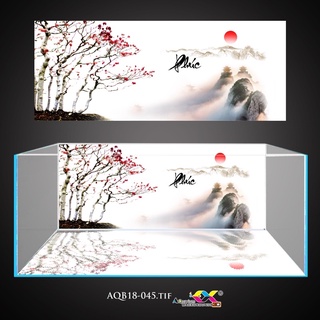Tranh 3D - phông nền dán hồ cá, bể thuỷ sinh siêu đẹp và nét, có keo sẵn trên bề mặt, có thể in theo kích thước yêu cầu