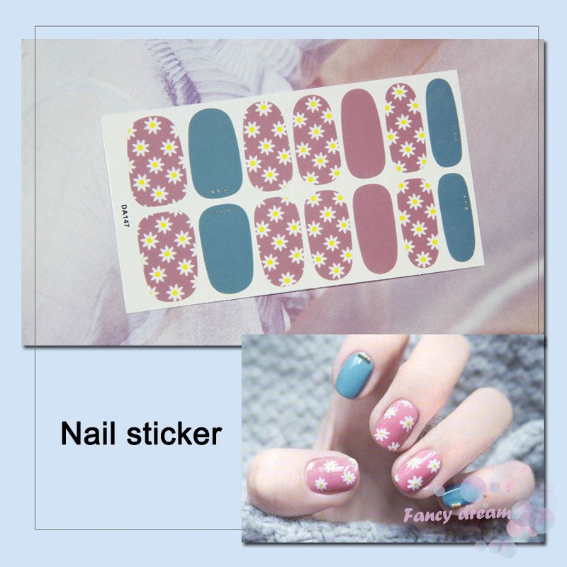 Sticker Dán Móng Tay không thấm nước siêu xinh và tiện lợi