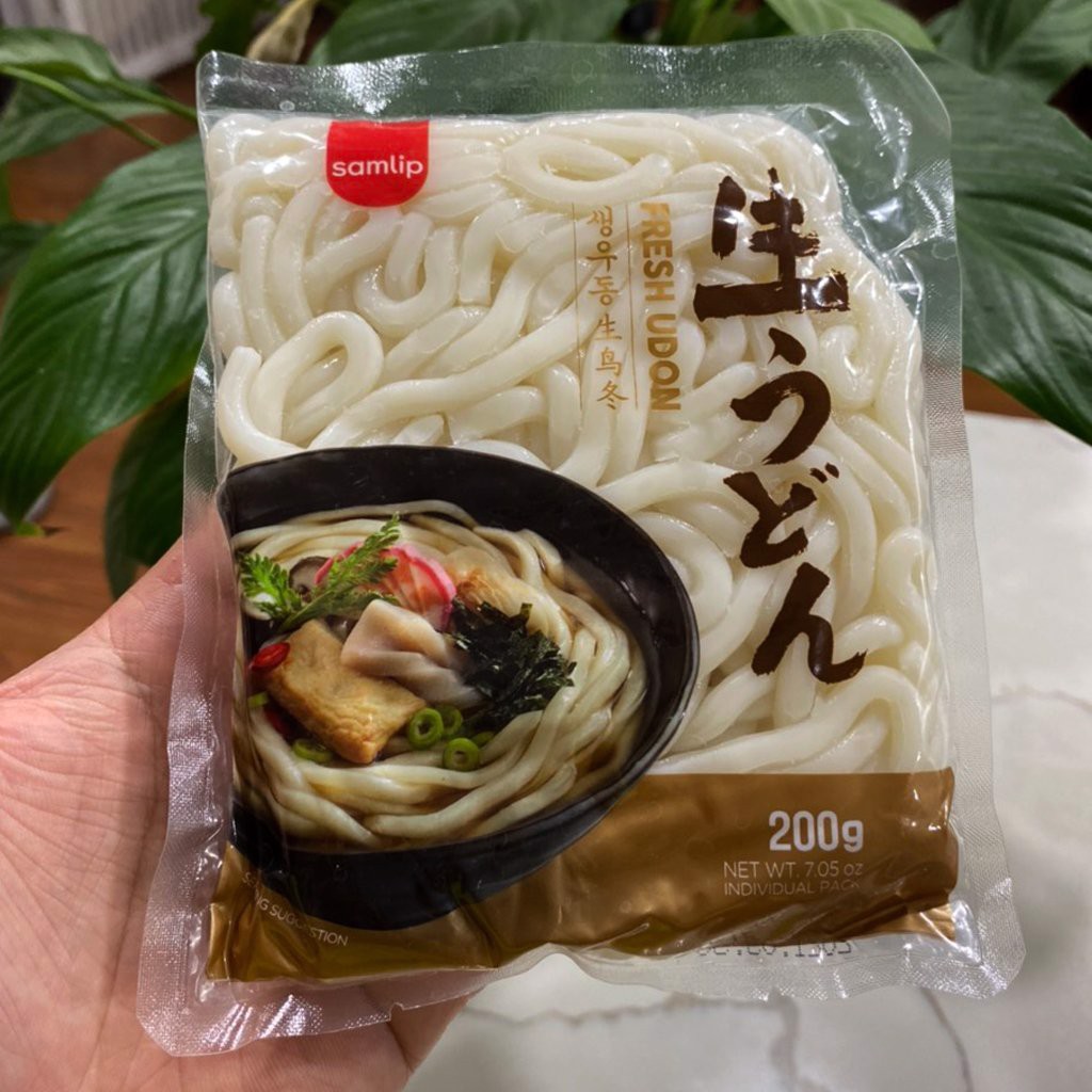 Thùng 30 Gói Mì Udon Tươi Samlip Hàn Quốc (200 gam / gói)