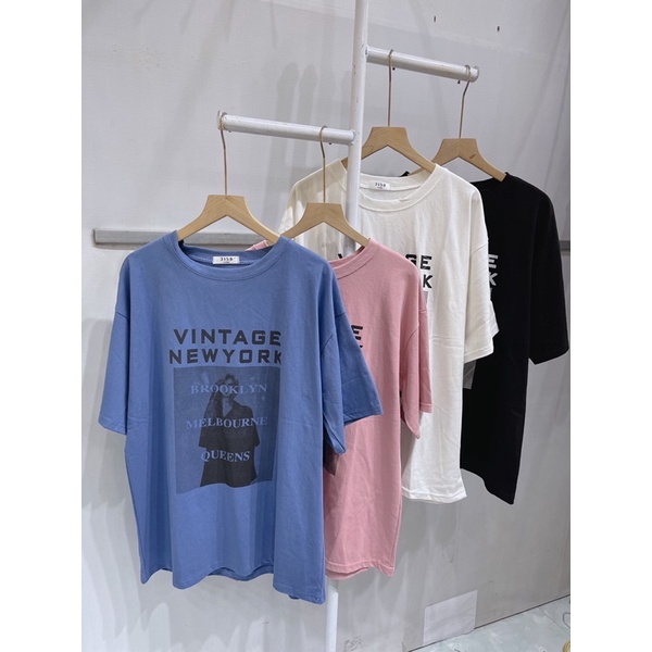 Áo phông thụng cô gái newjok cotton khô V90