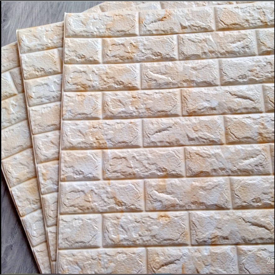 [Miền Nam] TẤM XỐP DÁN TƯỜNG 3D GIẢ GẠCH CHỐNG ẨM DÀY 3,5MM | BigBuy360 - bigbuy360.vn