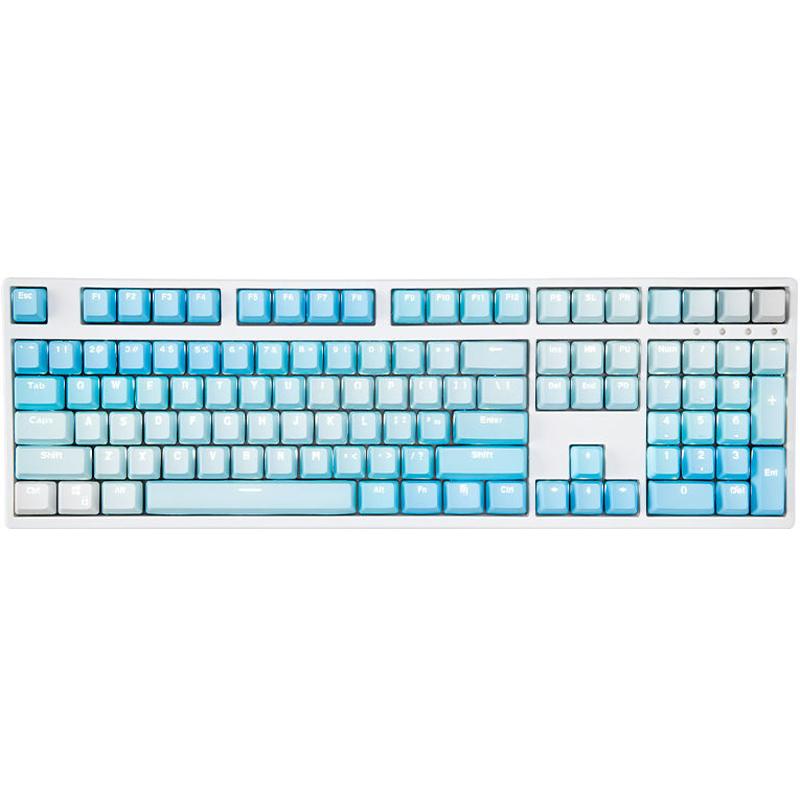 Nắp đậy bàn phím máy tính màu cầu vồng trong mờ 87/104/108 PBT OEM