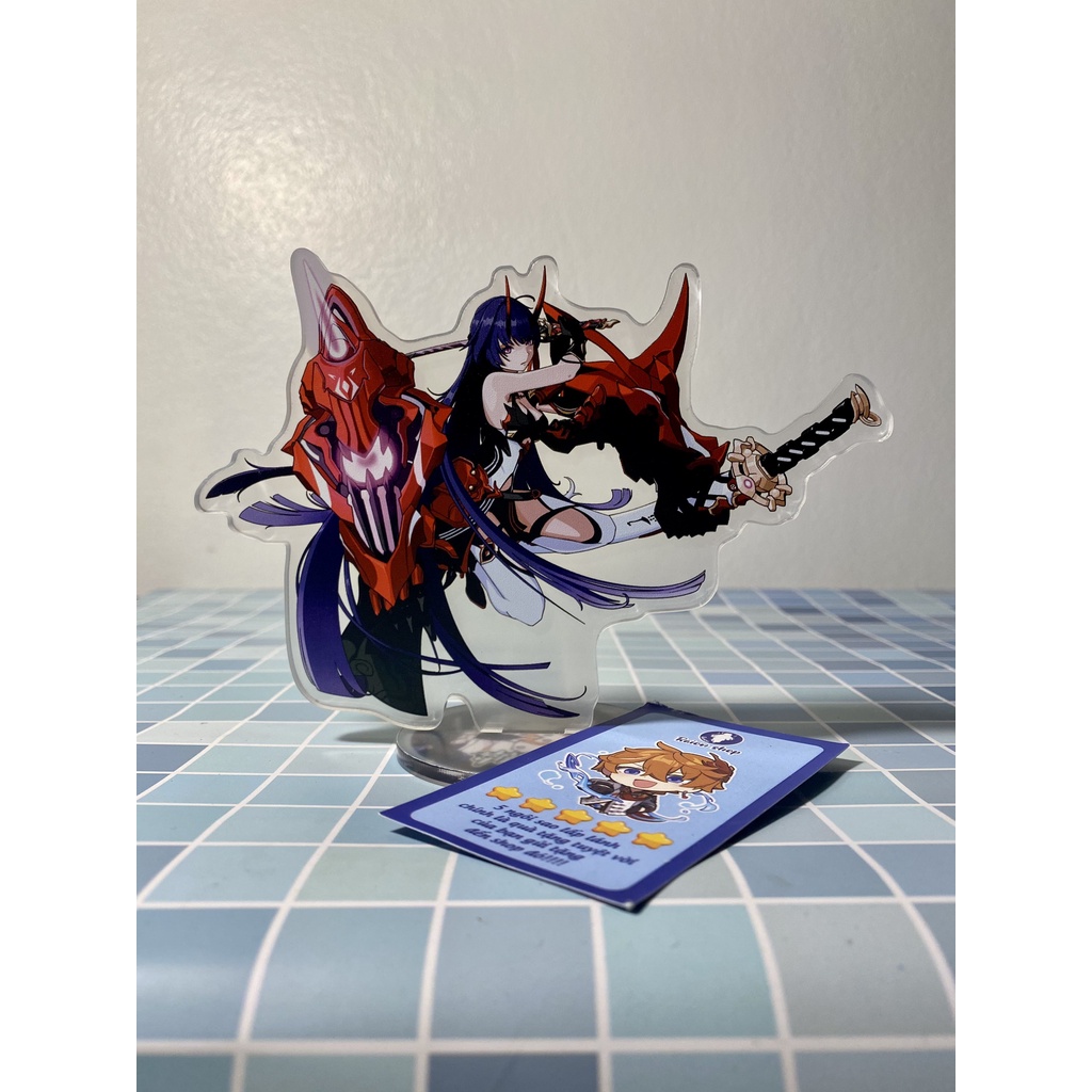 Mô Hình Standee Acrylic Mica Game Honkai Impact 3