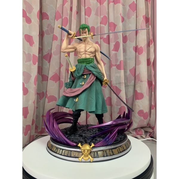 Mô hình Zoro có đế siêu to và 2 đầu thay đổi cao 38cm - Mô hình One Piece