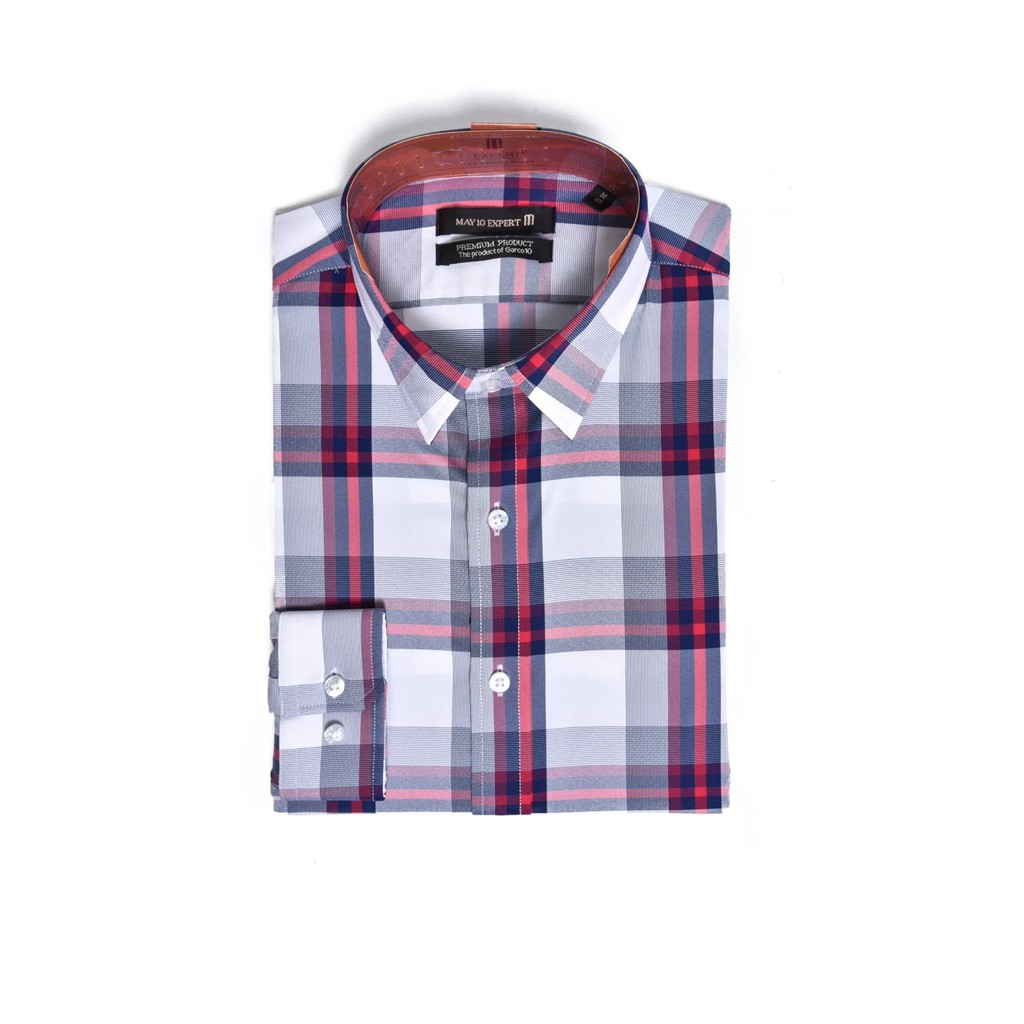 Áo sơ mi nam dài tay SPUN dáng Slimfit  𝑴𝑨𝒀 10 𝑪𝒉𝒊́𝒏𝒉 𝒉𝒂̃𝒏𝒈 mã KSM0519ON 278 | BigBuy360 - bigbuy360.vn