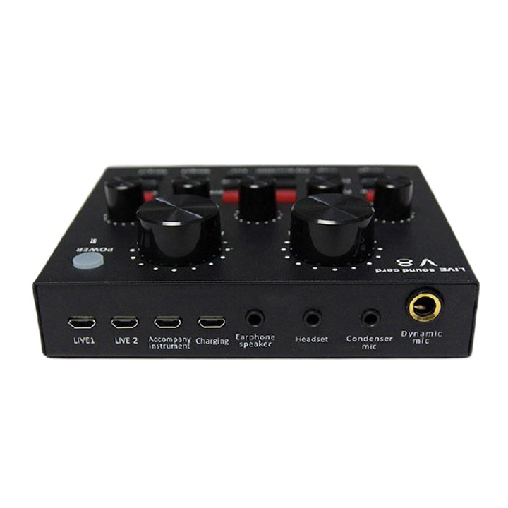 Soundcard V8 dành cho hát live