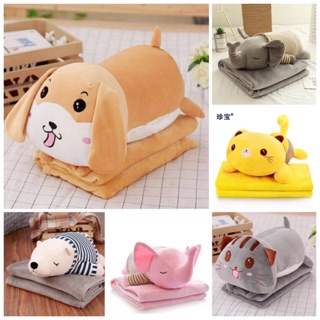 Bộ chăn gối văn phòng 2 trong 1