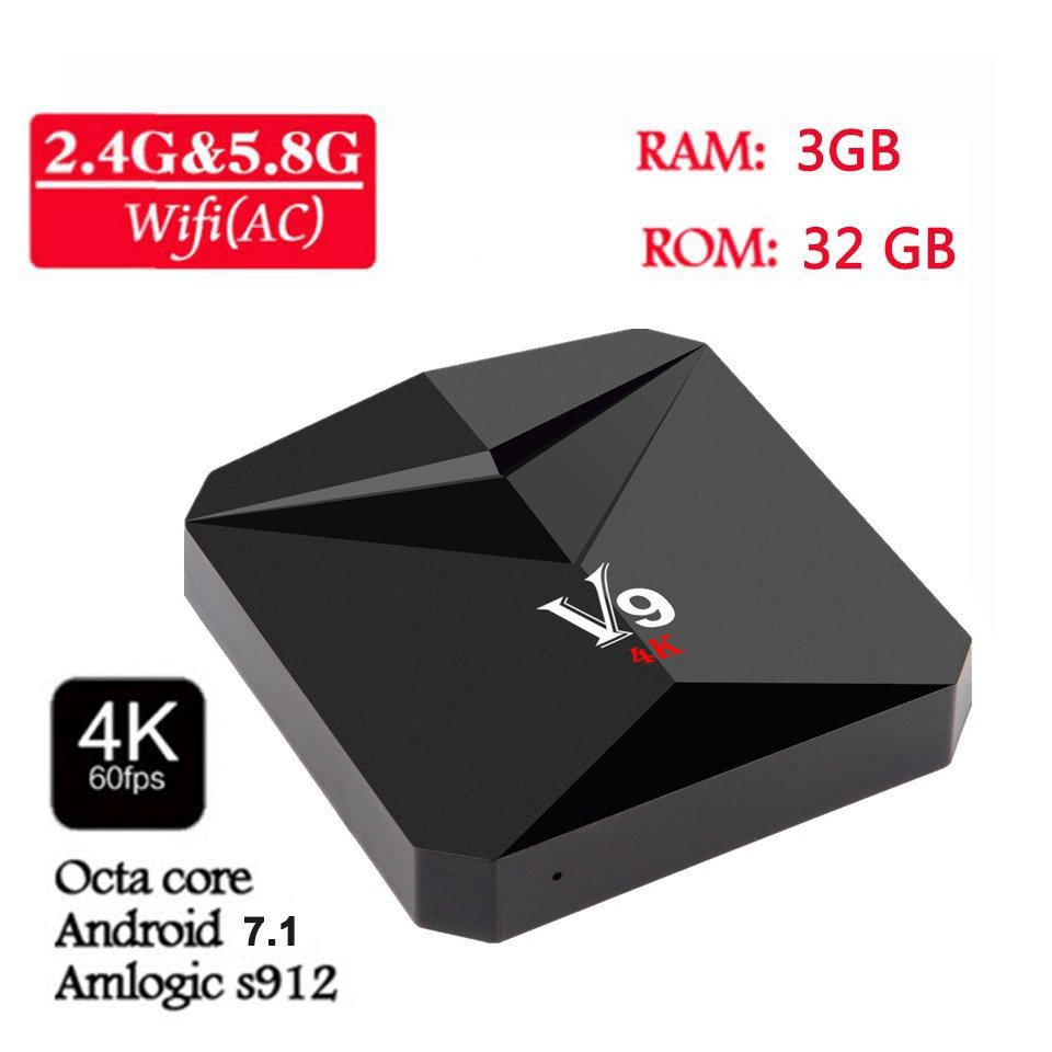 V9 Box High Definition Network Player S912 3GB 32G TV Box H96 Pro Plus