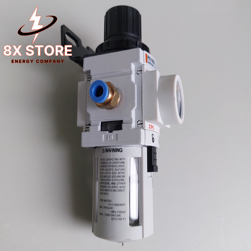 Van chỉnh áp,Bộ điều áp khí nén tích hợp bộ lọc TPC Series PP2