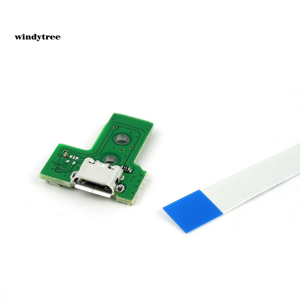 Dây cáp dẻo thay thế cho cổng sạc USB 12 pin của tay cầm máy PS4 JDS-030 JDS-040 JDS-055