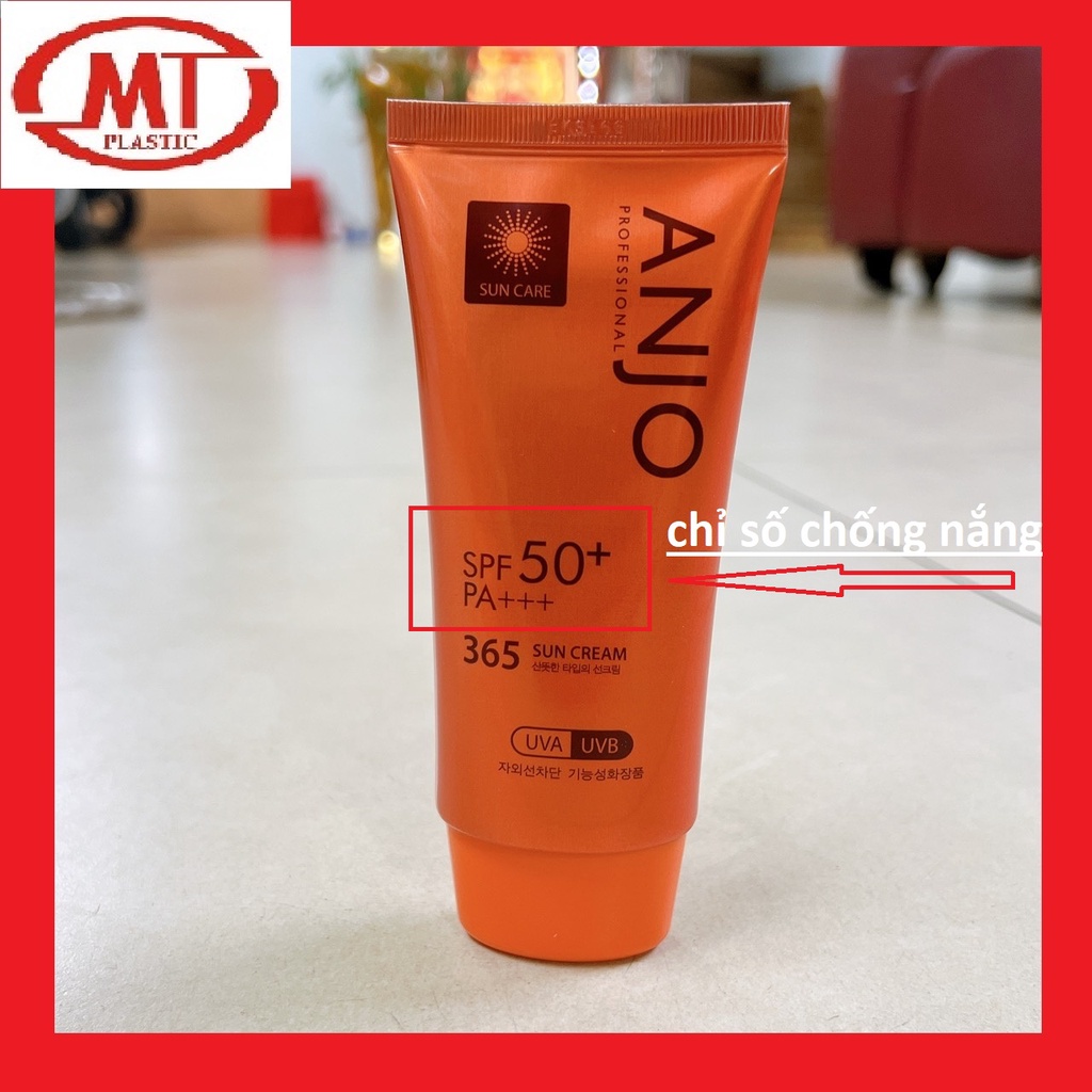 Kem chống nắng cao cấp Anjo chống nắng dưỡng da mặt và thân ANJO SPF50 PA+++