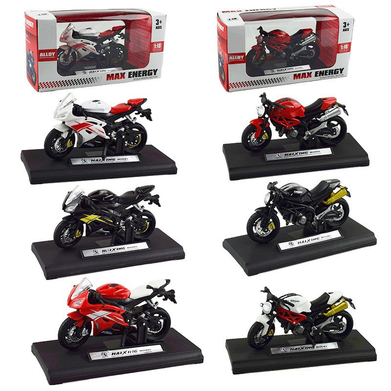 Mô Hình Xe Mô Tô Ducati Yamaha Tỉ Lệ 1:18