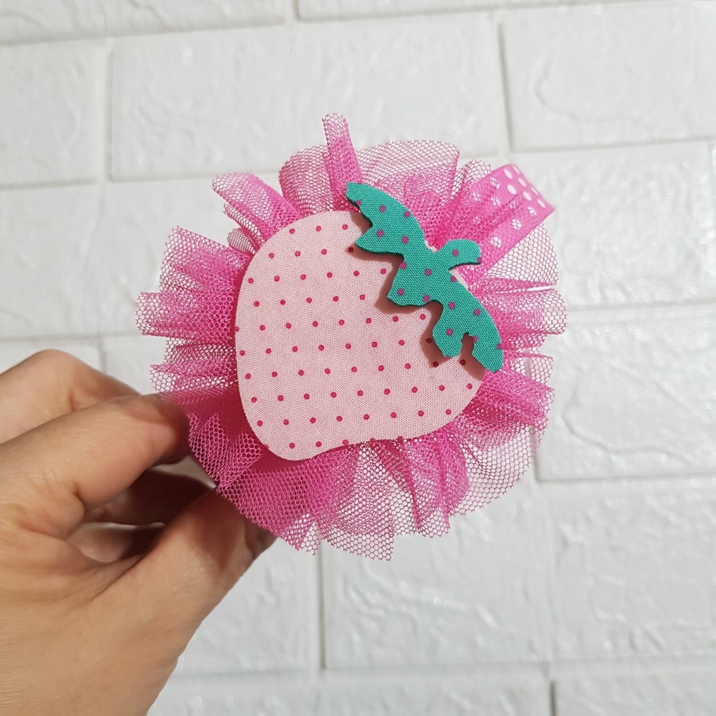 Băng đô bờm tóc, kẹp tóc nơ voan công chúa cho bé