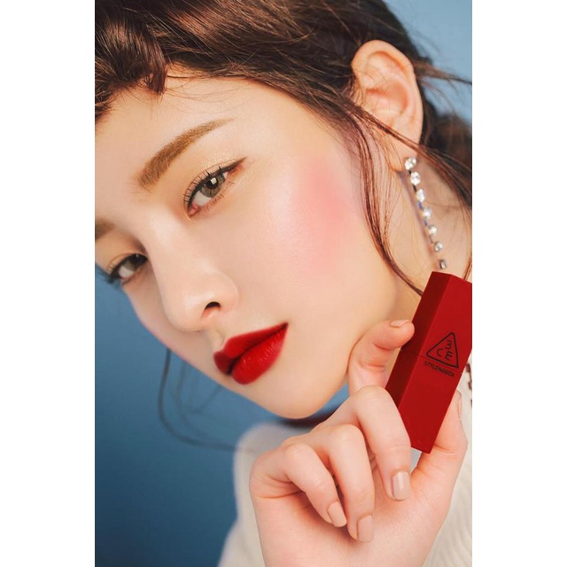 AUTH 100% -Son 3CE RED/ MOOD RECIPE mini tách set ko box