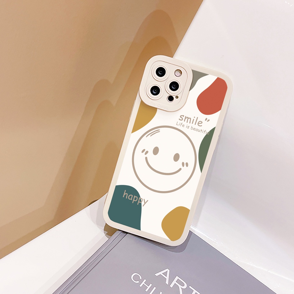 Ốp lưng iphone Color Smile cạnh vuông 6/6plus/6s/6splus/7/7plus/8/8plus/x/xs/11/12/13/14/pro/max/promax/plus/shin/case