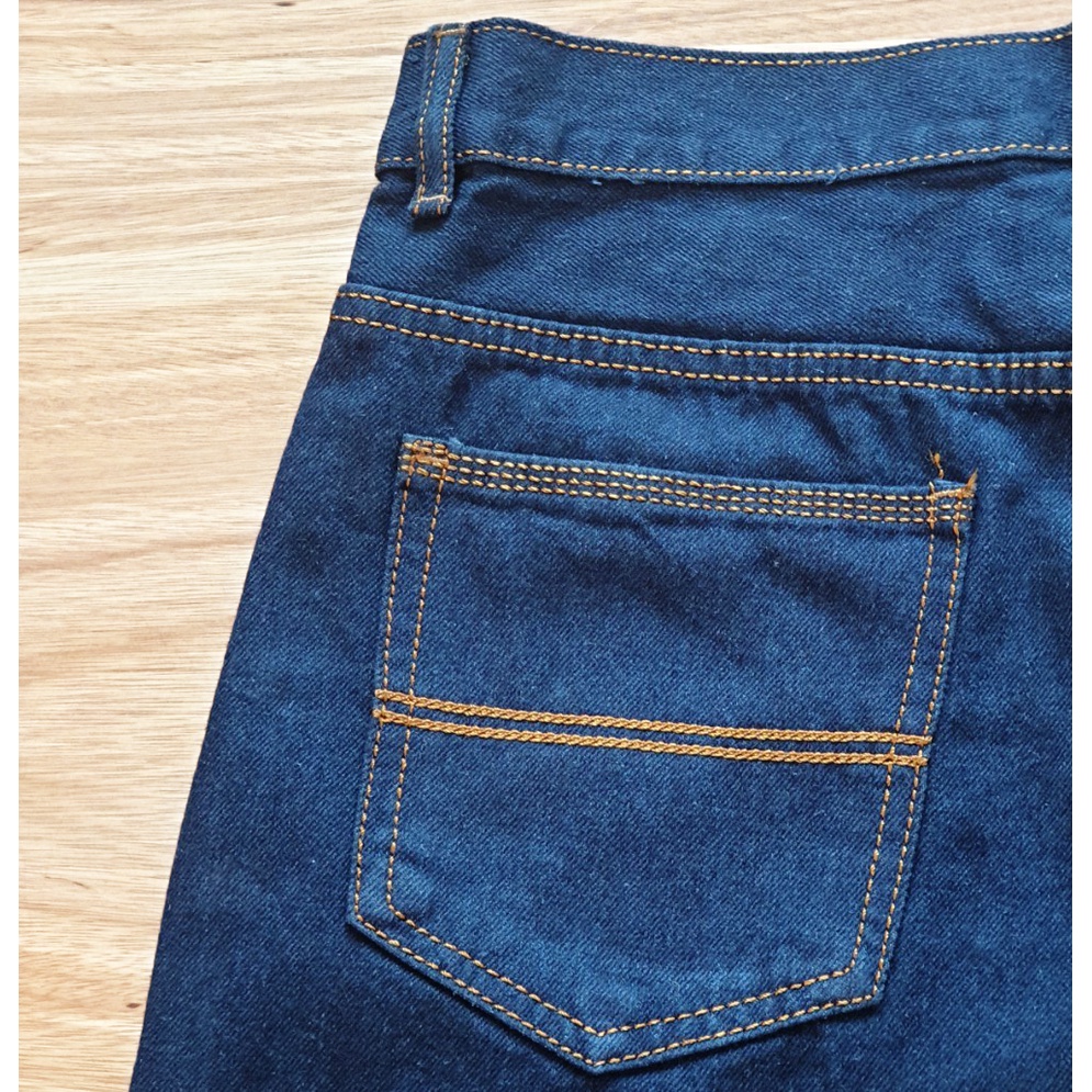 Quần short Jean BASIC MAN màu xanh dương đậm