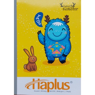 [Freeship50k] Vở Haplus Time Kẻ Ngang 80 Trang