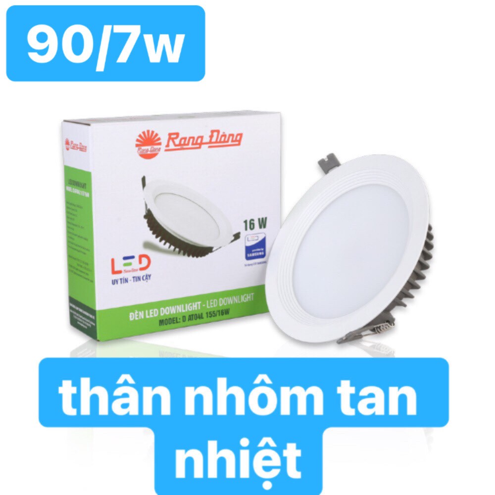 Đèn LED âm trần Rạng Đông 3W, 5W, 7W, 9W, 12W ChipLED SAMSUNG