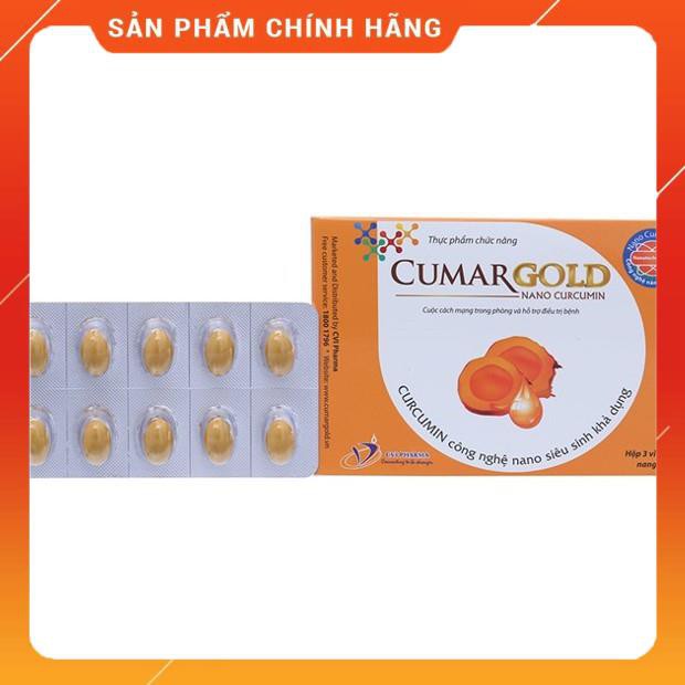 CUMARGOLD - Nano curcumin - Nano nghệ - Đau dạ dày [Cumagold, curmagold]