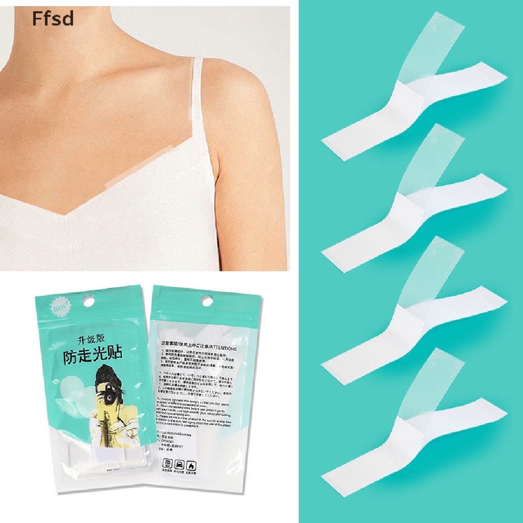 {Ffsd} Set 36 Miếng Dán Hai Mặt Trong Suốt Chống Lộ Hàng Cho Đầm / Toàn Thân