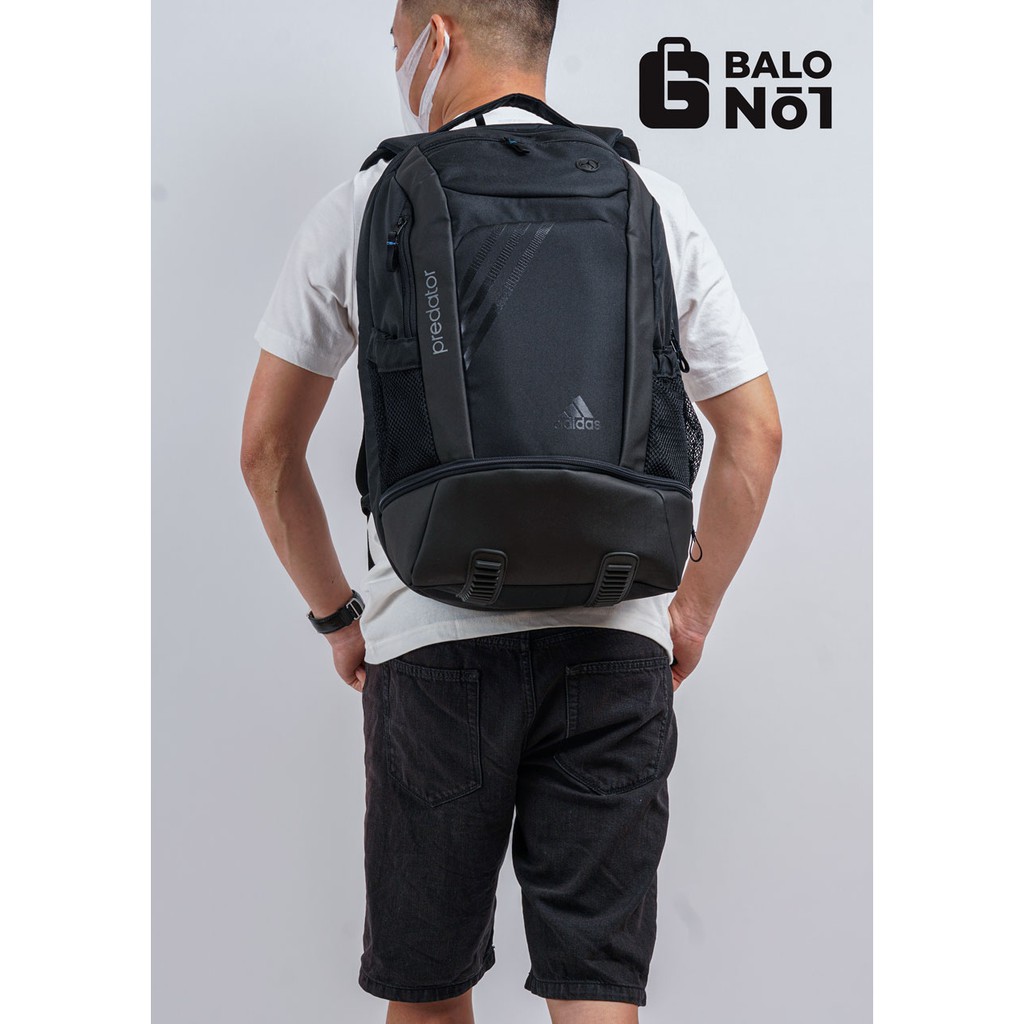Balo Thể Thao Du Lịch Predator Mau Full Đen - HÌNH SHOP CHỤP MÀU ĐEN FULL