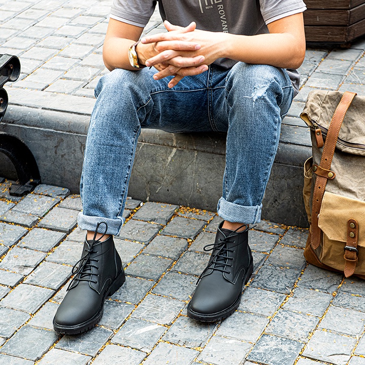 [XẢ KHO] Giày nam cao cổ Chelsea boots Dr 1486 da thật nguyên tấm cao cấp | BigBuy360 - bigbuy360.vn