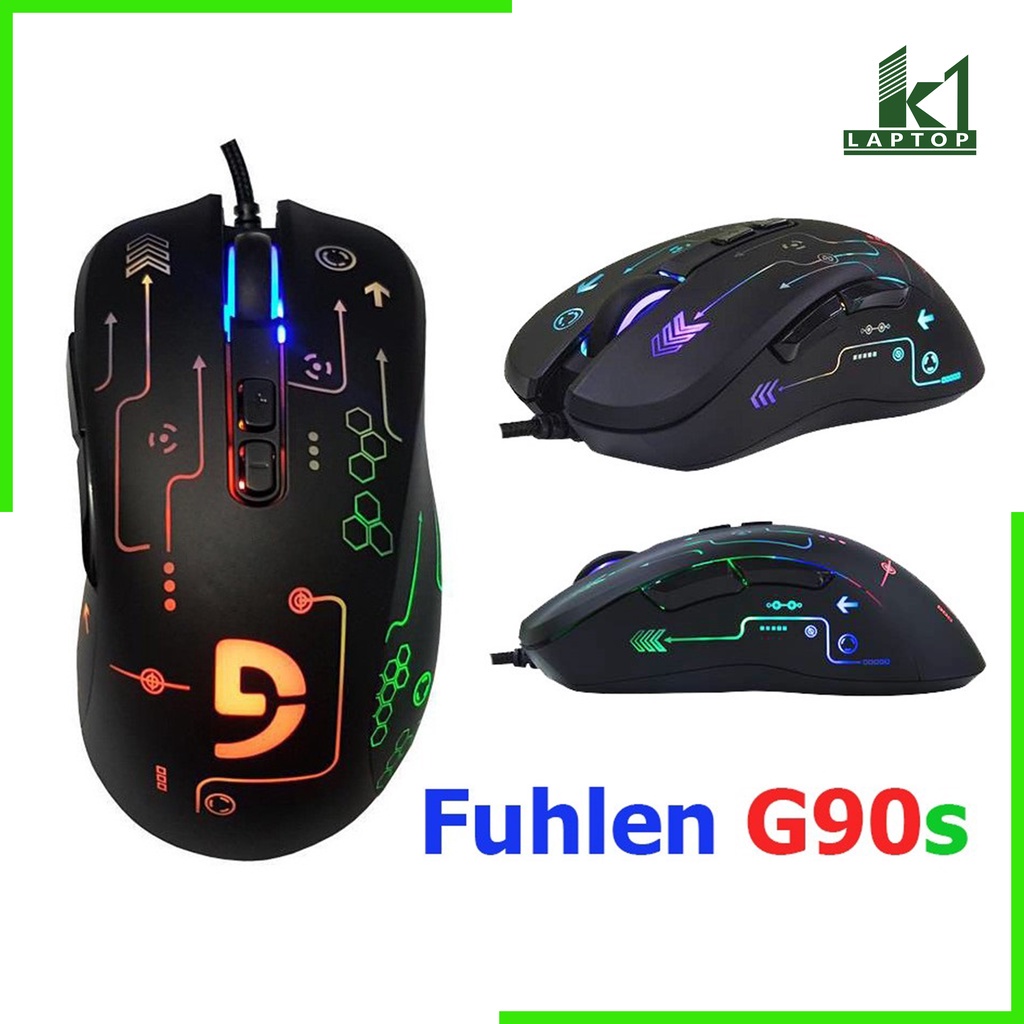 ◇Chuột gaming Fuhlen G90S LED RGB Bảo hành 24 tháng - chơi game giá rẻ