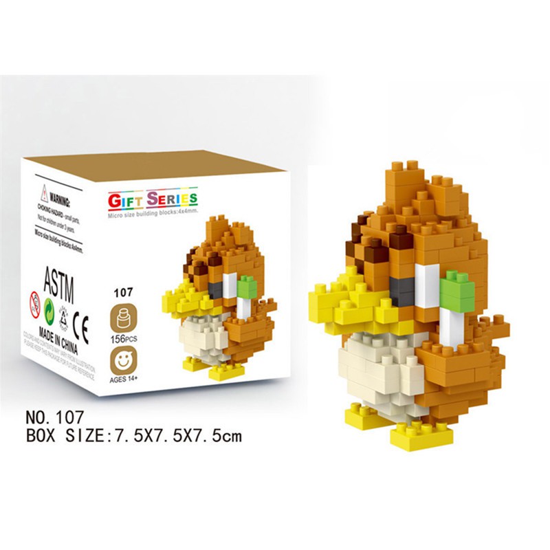 Đồ chơi xếp hình Pokemon & Pikachu dễ thương cho bé