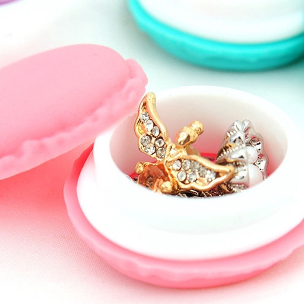 Túi Đựng Trang Sức Hình Bánh Macaron Mini Xinh Xắn