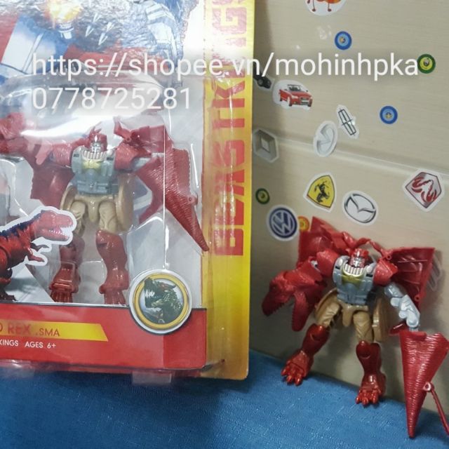 Robot biến hình transformers beast war megatron T-Rex