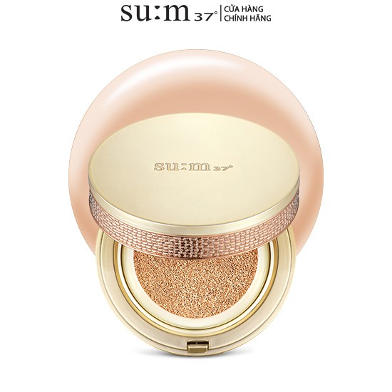 [Mã giảm 120K] Phấn nước chứa dưỡng chất nước thần Su:m37 Secret Essence Cushion SPF35 PA++ 15g (tặng kèm lõi 15g)