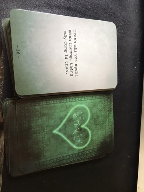 Bộ thẻ thông điệp Haletu Green Love