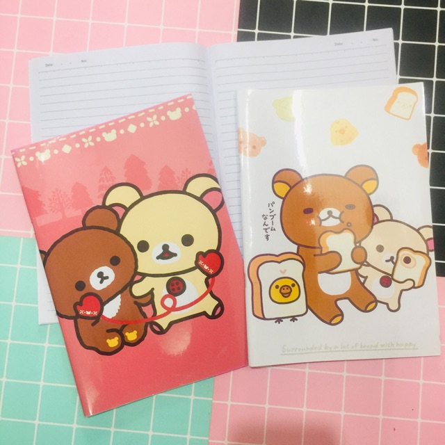 Vở viết hình kuma tập viết cute mẫu ngẫu nhiên