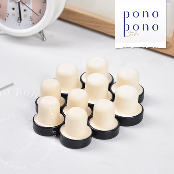 Nắp Đậy Chai Thủy Tinh/ Chai Rượu - Bằng Polyme Bọc Nhôm Màu Đen