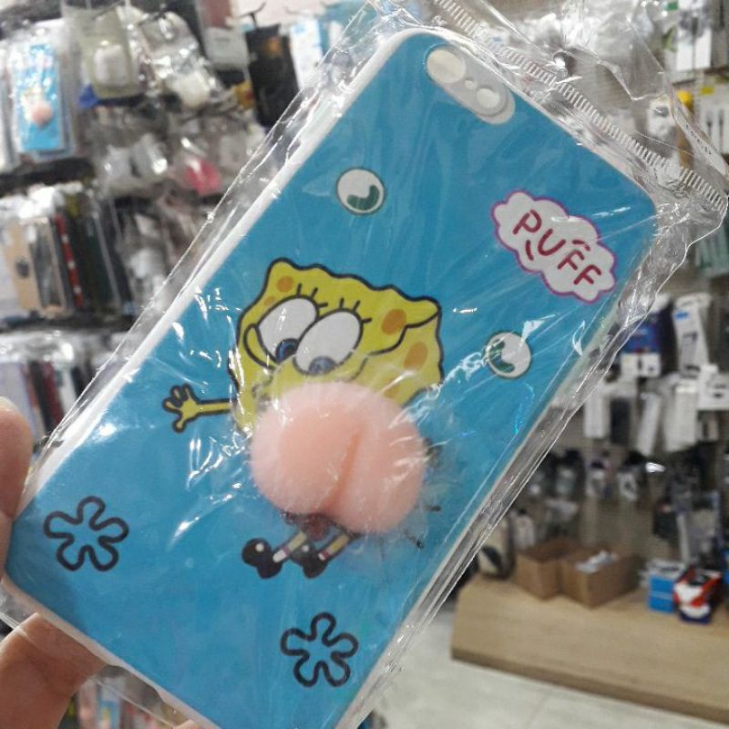 IPhone 6 Plus /6s plus Ốp lưng mông hồng đào kute