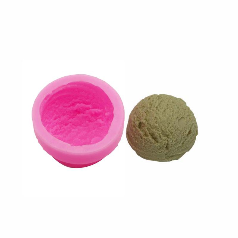 Khuôn Silicone Làm Bánh Hình Quả Bóng Xinh Xắn