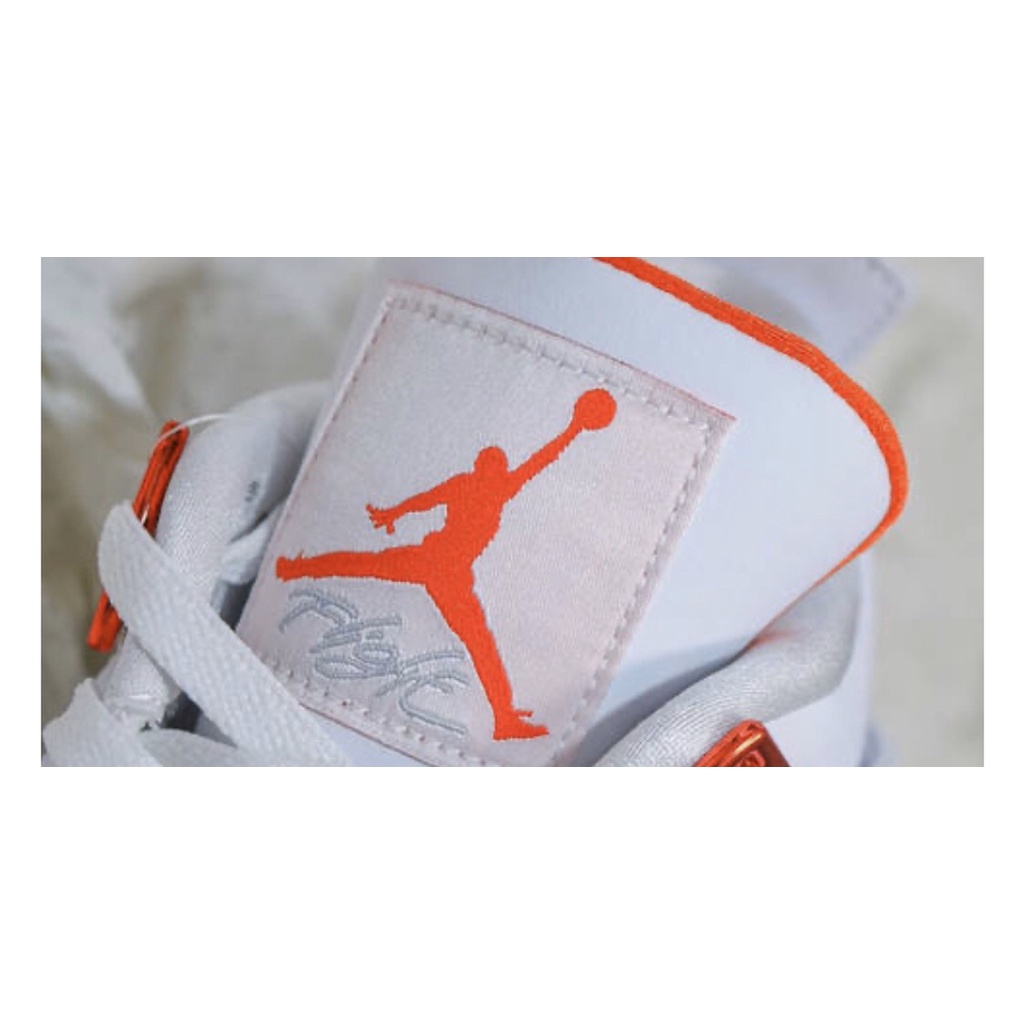 GIÀY JD4 RETRO METALIC RED DA THẬT LAI AU