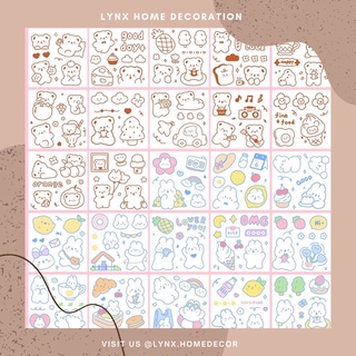 Sticker cute (1 tấm) giao ngẫu nhiên, hàng tặng không bán