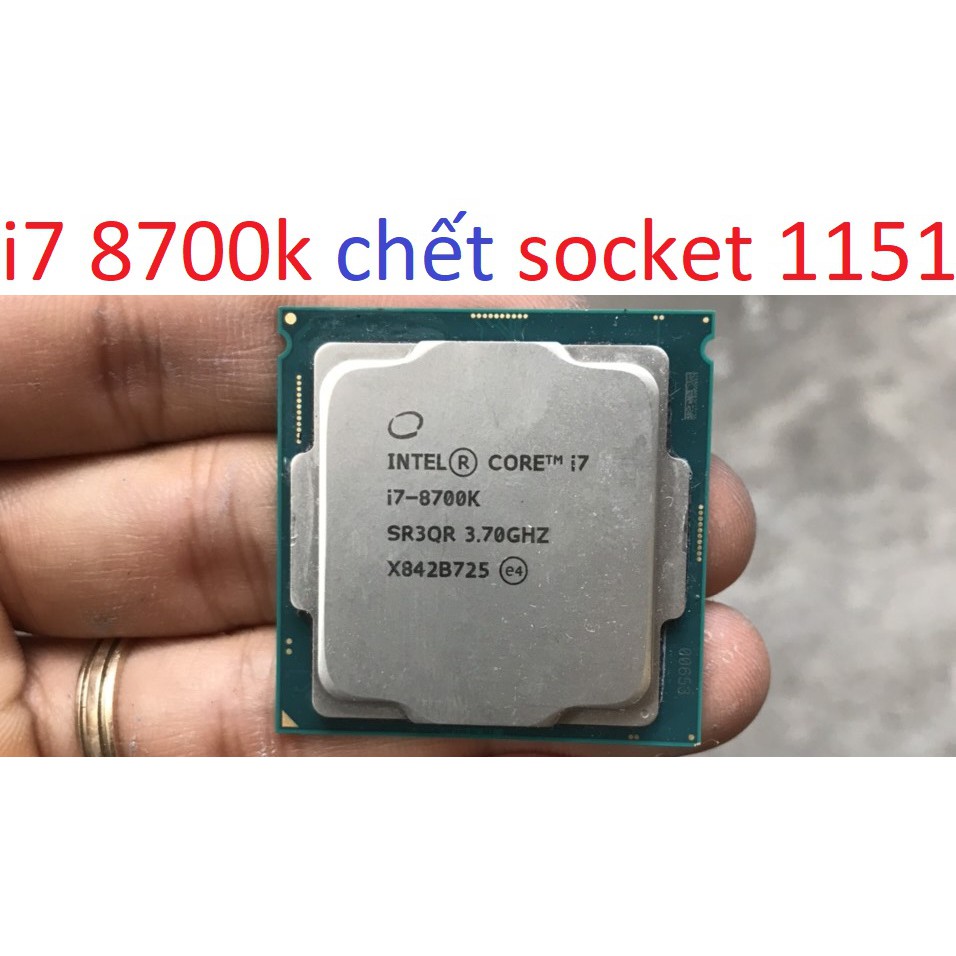 bộ vi xử lý CPU lỗi chết Intel Core i7 8700k socket 1151 v2 cho pc máy tính để bàn processor