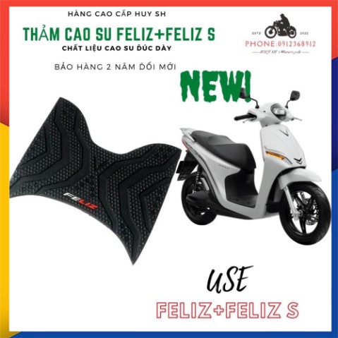 Thảm lót chân Feliz Feliz s, Thảm Felizs xe điện, thảm để chân cao su Vinfast Feliz + Felizs [ hình thật]