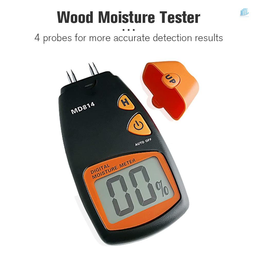 Máy Đo Độ Ẩm Gỗ MD814 Màn Hình LCD Kỹ Thuật Số Chuyên Dụng