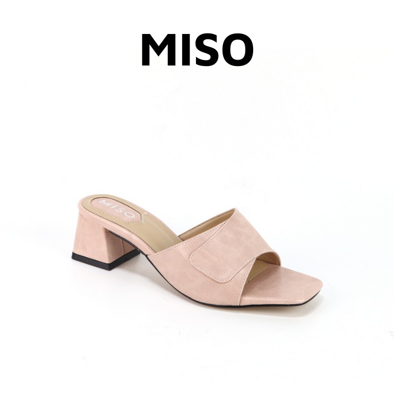 Guốc nữ quai bản mùa hè đi chơi cao 5cm Miso M027