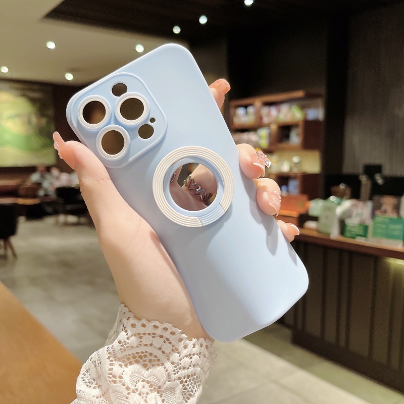 Ốp Điện Thoại Mềm Chống Sốc Có Giá Đỡ Cho iPhone 14 13 12 11 Pro Max XS XR X 8 7 Plus + SE 2020