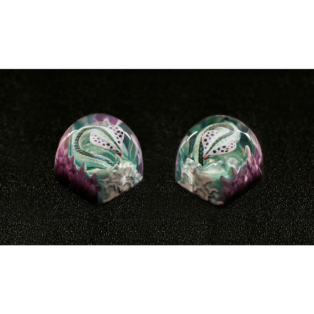 Keycap artisan dành cho bàn phím cơ Craftkey Cobra rắn Ai Cập