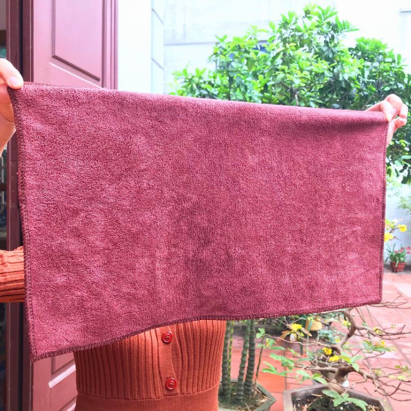 [HÀNG CỠ NHỠ] Khăn đa năng/ lau tóc, bếp, xe, bàn -  Microfiber kích thước 30cmx50cm (62g) #khandanang