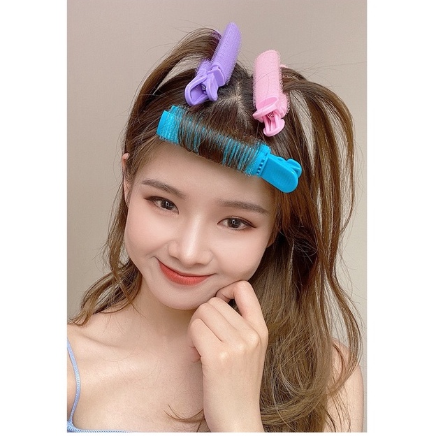 Kẹp Phồng Chân Tóc/Phồng Mái Tự Dính Phong Cách Hàn Quốc
