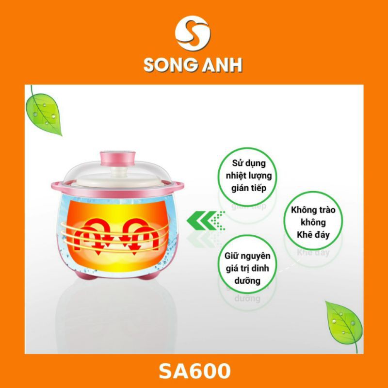 Nồi hầm chưng cách thủy Song Anh