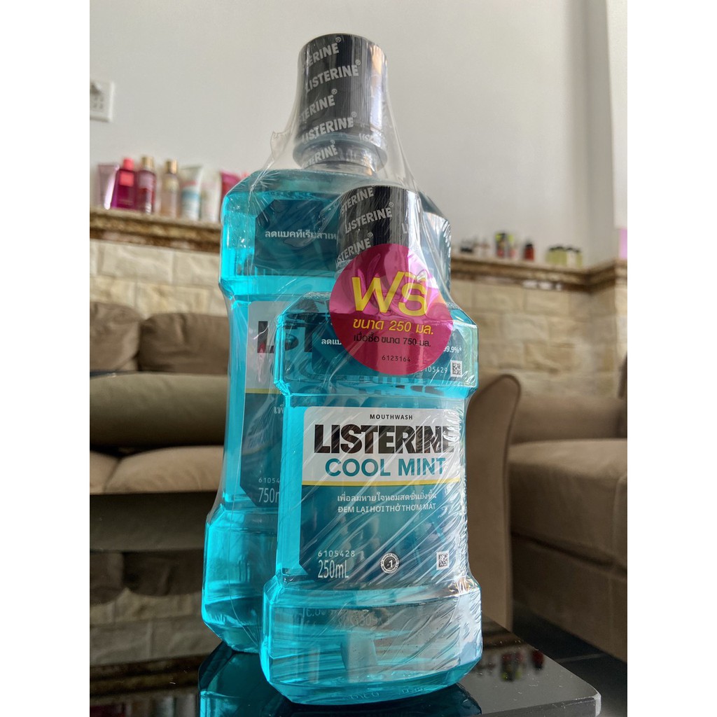 Nước Súc Miệng Hương Bạc Hà Listerine Cool Mint (750ml)