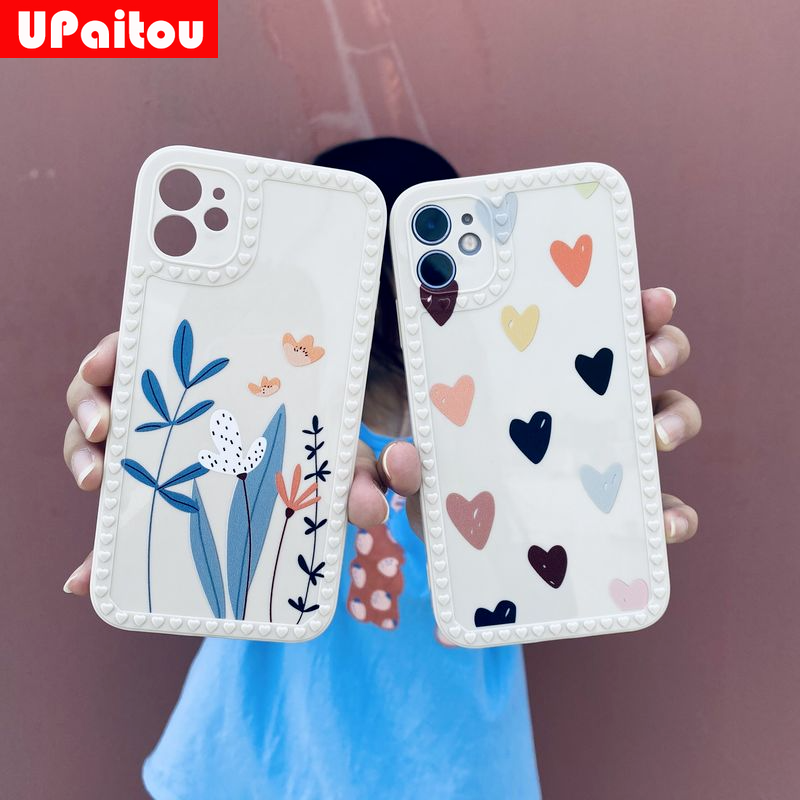 ốp điện thoại Tpu Họa Tiết Hoa Dễ Thương Cho Iphone 12 11 Pro Max Se 2020 X Xr Xs Max 8 7 6s 6 Plus | BigBuy360 - bigbuy360.vn