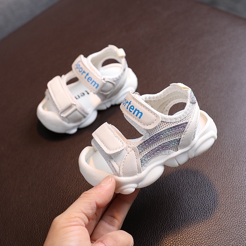 Giày xăng đan đế mềm chống trượt thiết kế dễ thương cho bé trai từ 0-3 tuổi